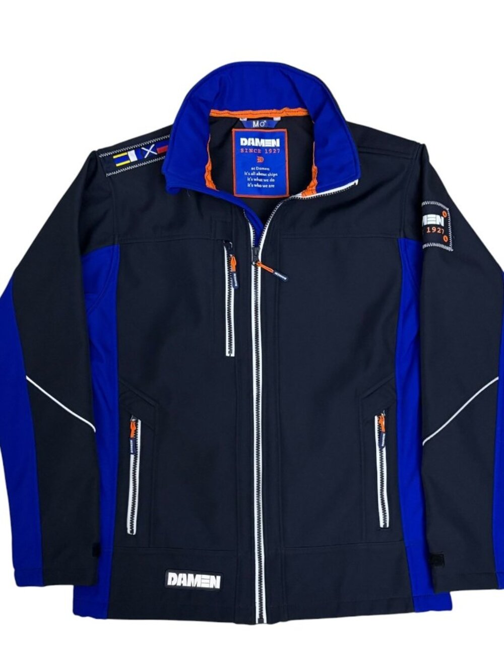 DAMEN Ship Marine Shell Jacket Waterproof Sailing Coat Mens Medium